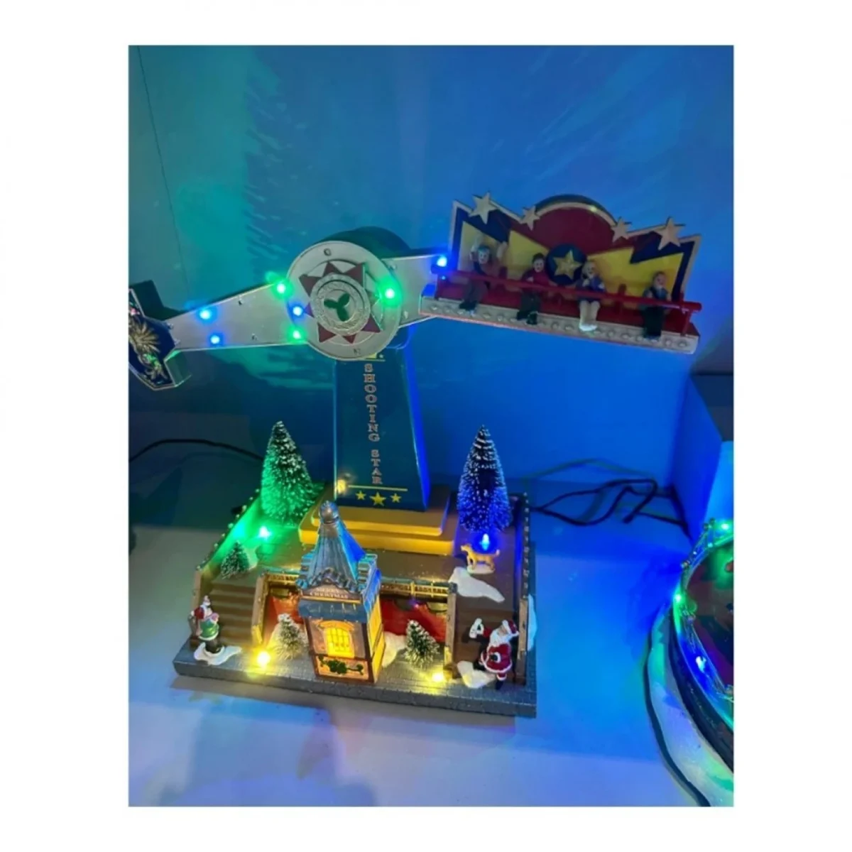 Χριστουγεννιάτικο Διακοσμητικό Shooting Star με LED, Κίνηση & Μουσική 24x16.5x40.5cm