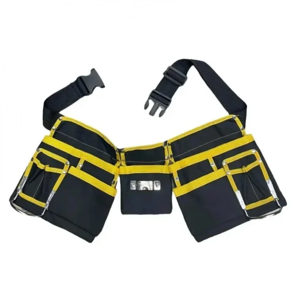 Ζώνη Εργασίας με Θήκες για Εργαλεία – Κίτρινο/Μαύρο