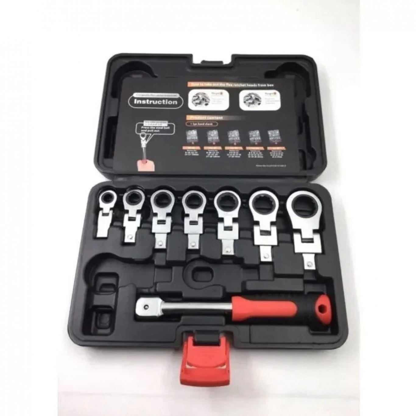 Κλειδιά Πολύγωνα Σπαστά με Καστάνια Σετ 8 Τεμαχίων σε Βαλίτσακι Κλειδιά Πολύγωνα Σπαστά με Καστάνια Σετ 8 Τεμαχίων σε Βαλίτσακι