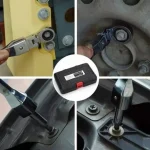 Κλειδιά Πολύγωνα Σπαστά με Καστάνια Σετ 8 Τεμαχίων σε Βαλίτσακι