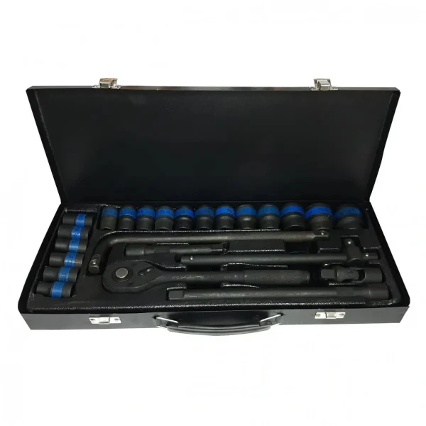 Σετ Καρυδάκια Αέρος Πολύσφηνα 24 Τεμαχίων με Μεταλλική Θήκη – CrV