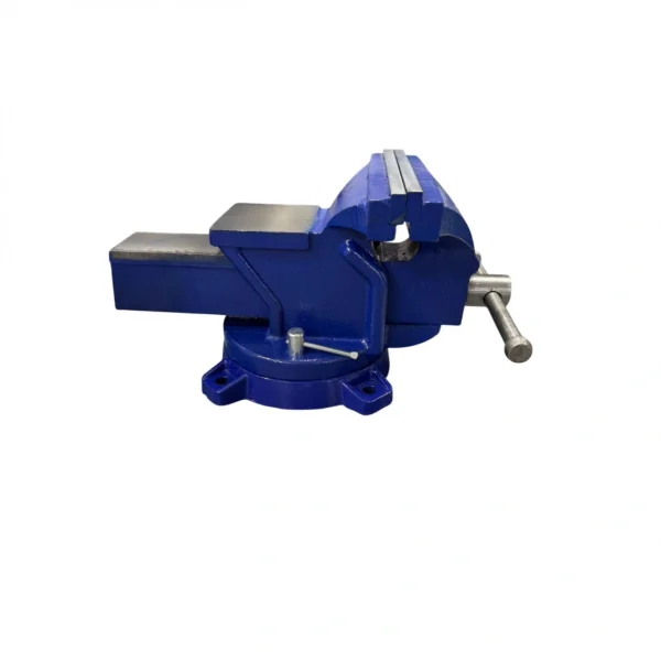 Μέγγενη Πάγκου Σταθερή 8″ με Περιστρεφόμενη Βάση 360° και Αμόν