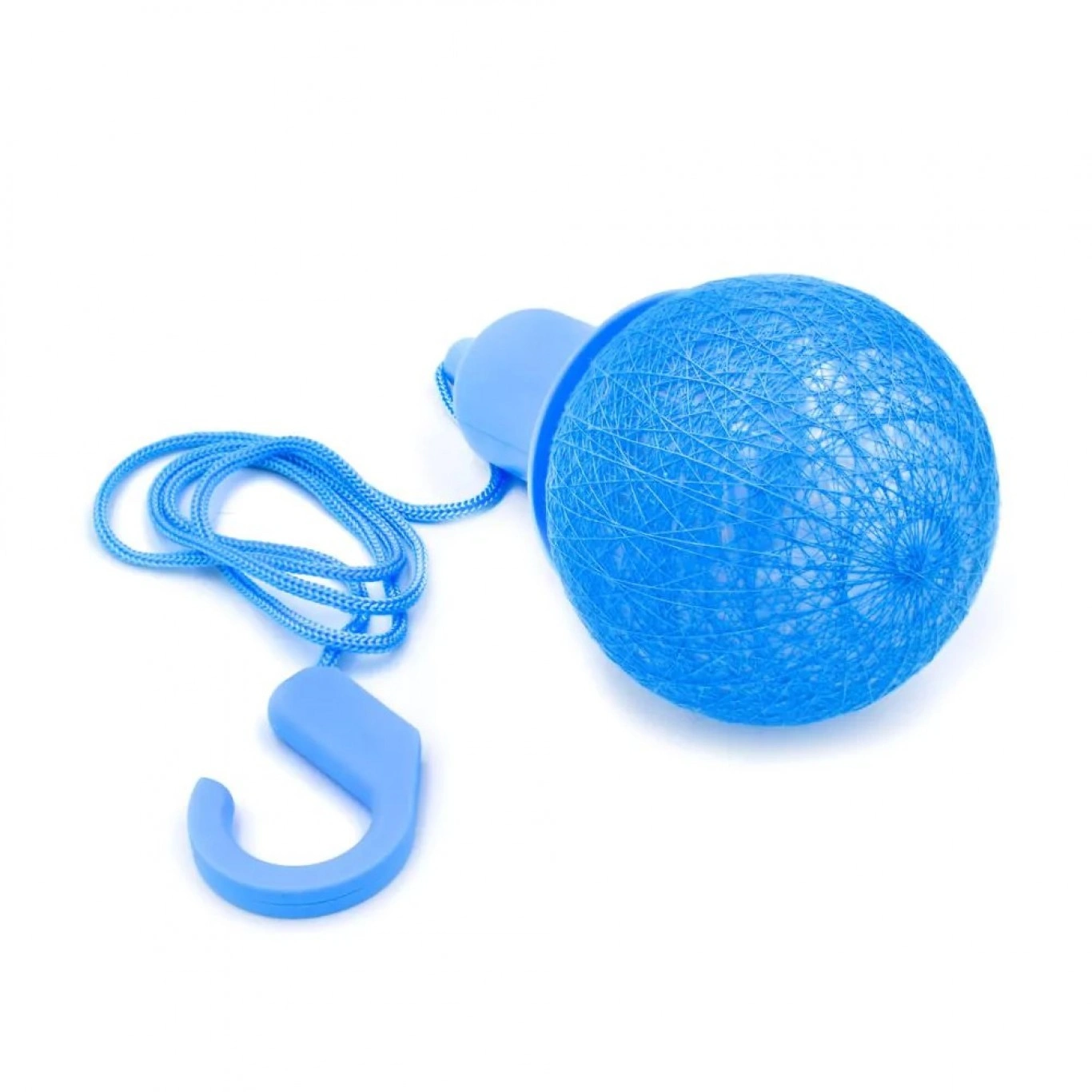 Κρεμαστή Υφασμάτινη Μπάλα 10cm με Πολύχρωμο Φωτισμό LED – Μπλε Κρεμαστή Υφασμάτινη Μπάλα 10cm με Πολύχρωμο Φωτισμό LED – Μπλε