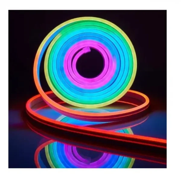 Αδιάβροχη Έγχρωμη Εύκαμπτη Ταινία 5m Neon Flex LED RGBW Rixme