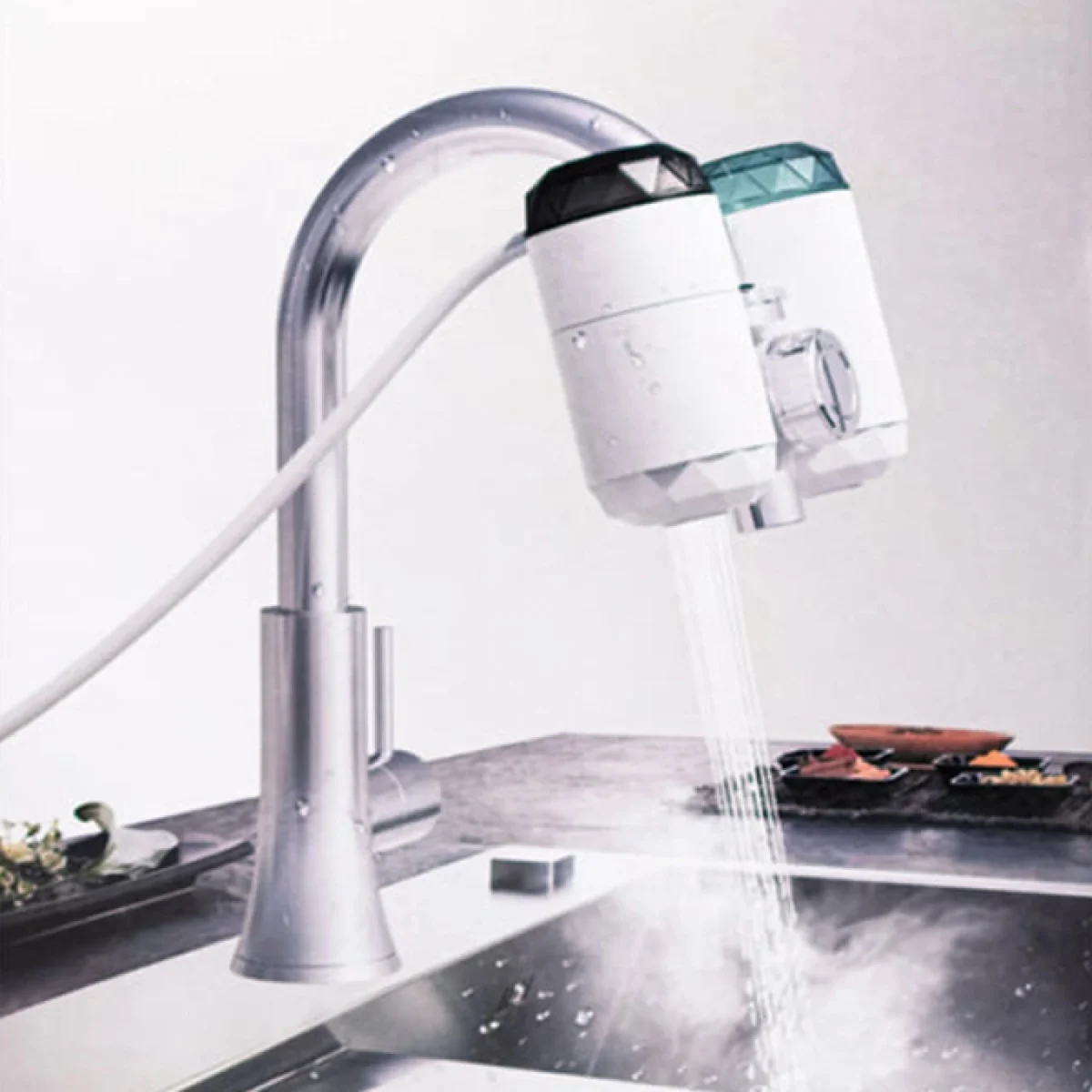 Μονοφασικός Ηλεκτρικός Θερμοσίφωνας Άμεσης Ροής 3kW Με Ενσωματωμένο Φίλτρο ZSW-D01