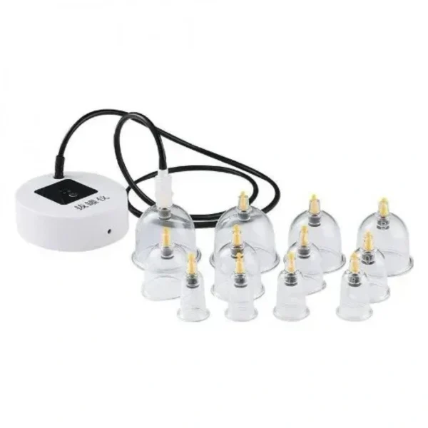 Ανανεωμένο Σύστημα Ηλεκτρικού Μασάζ Με 12 Βεντούζες