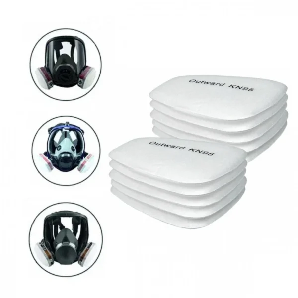 10 Τεμάχια Ανταλλακτικά Βαμβακερά Φίλτρα Κ95 για Ανώτερη Προστασία