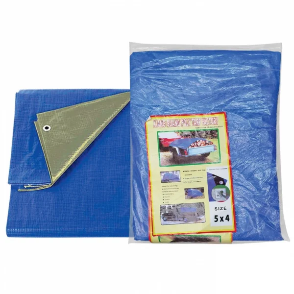 400x500cm Ενισχυμένος Μουσαμάς 90g/τμ Μπλέ