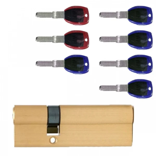 100mm Κύλινδρος Υψηλής Ασφάλειας Για Κλειδαριά Πόρτας Με Επτά Κλειδιά