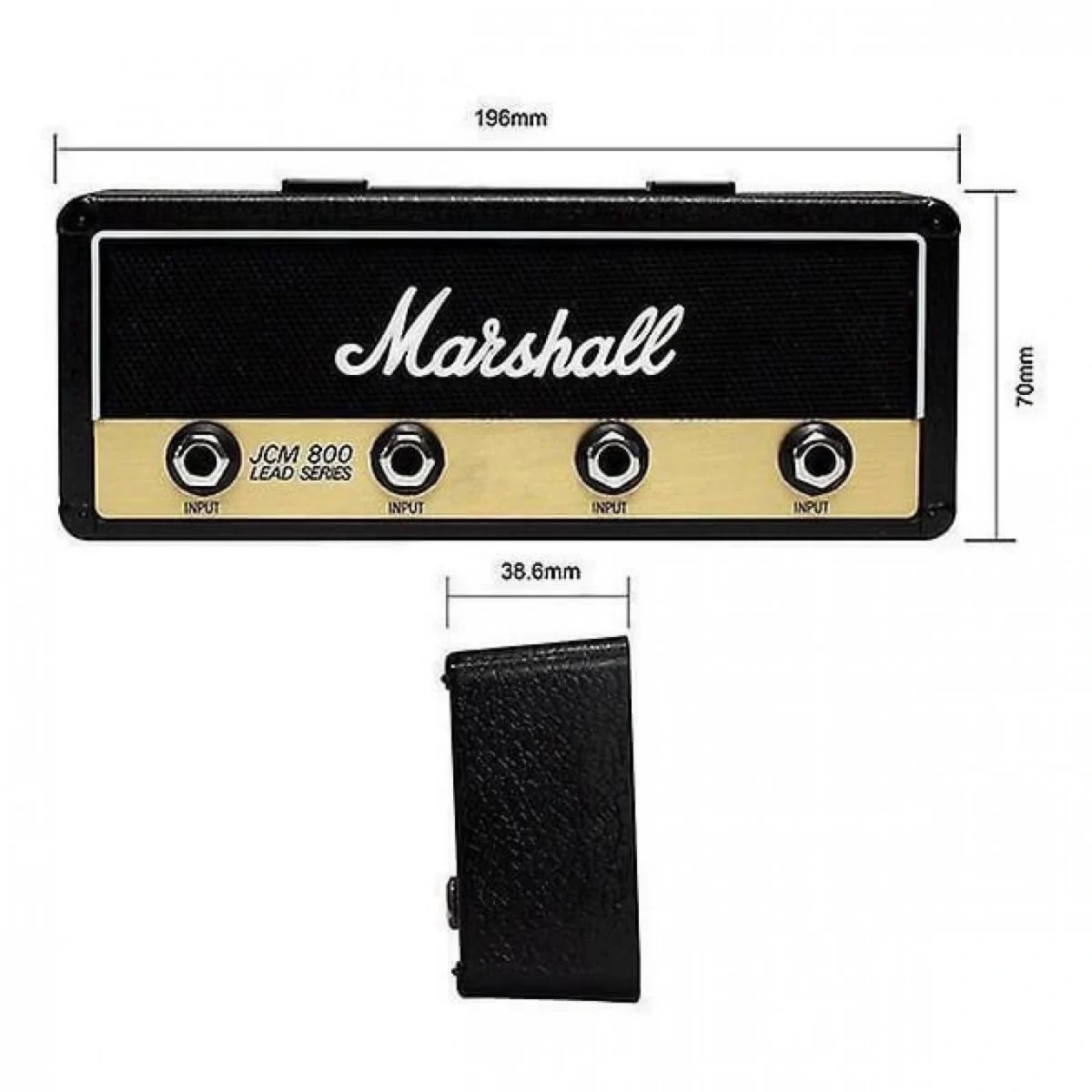 Διακοσμητική Πλαστική Κλειδοθήκη Τοίχου Σχεδίασης Ενισχυτή Marshall Με 4 Θέσεις