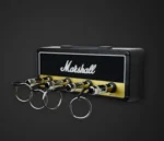 Διακοσμητική Πλαστική Κλειδοθήκη Τοίχου Σχεδίασης Ενισχυτή Marshall Με 4 Θέσεις