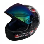 H-L-N 806 Κράνος Μοτοσυκλέτας Full Face Με Διπλή Μάσκα Προστασίας