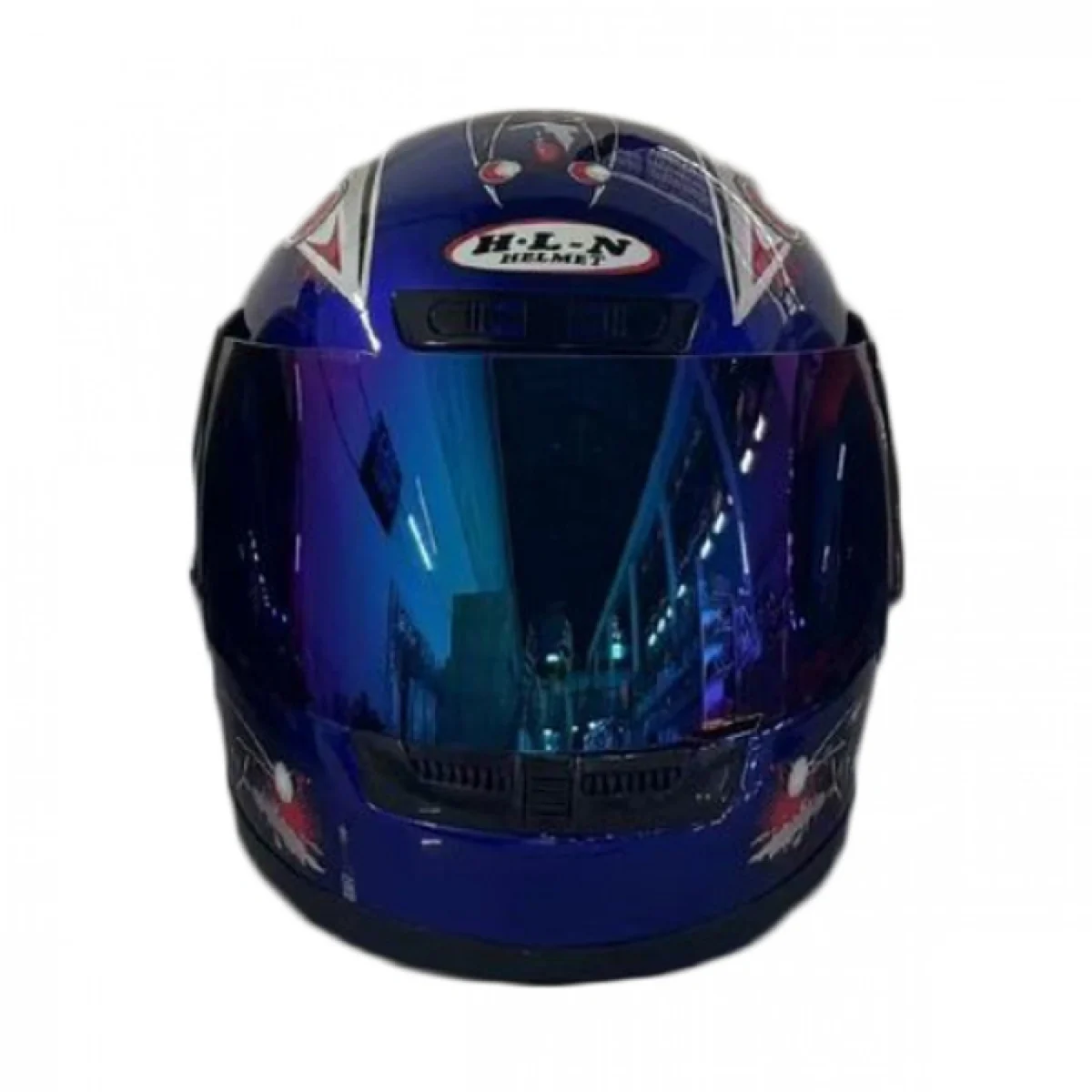H-L-N 806 Κράνος Μοτοσυκλέτας Full Face Με Διπλή Μάσκα Προστασίας