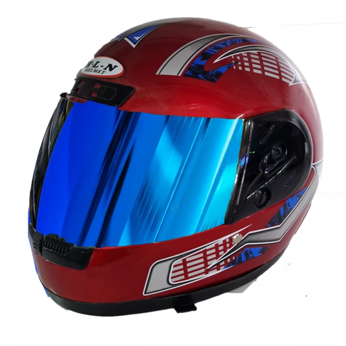 H-L-N 806 Κράνος Μοτοσυκλέτας Full Face Με Διπλή Μάσκα Προστασίας
