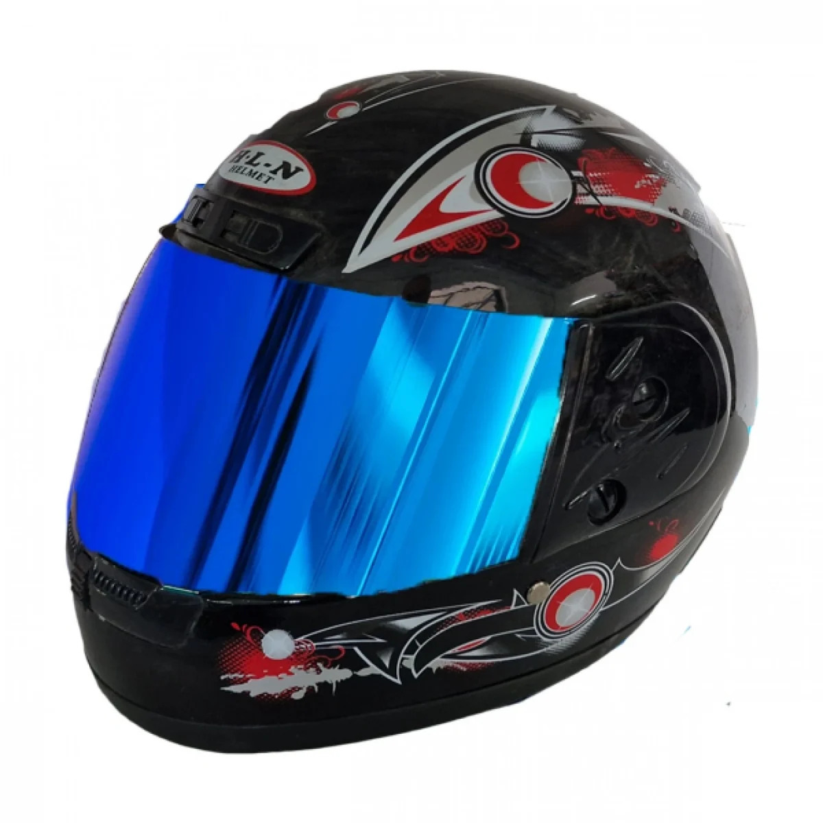 H-L-N 806 Κράνος Μοτοσυκλέτας Full Face Με Διπλή Μάσκα Προστασίας