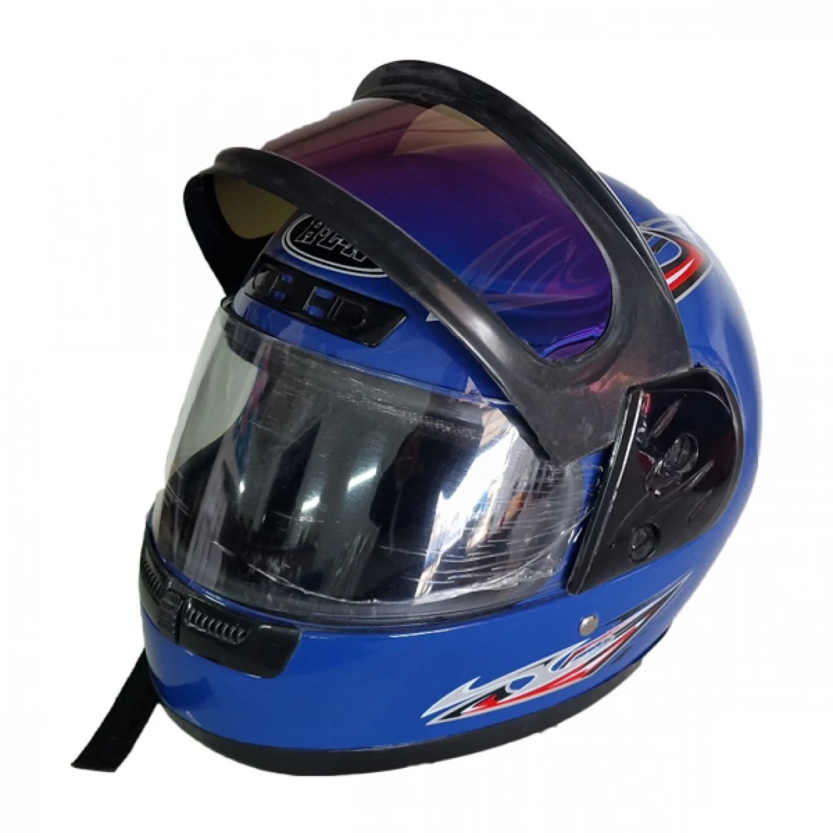 H-L-N 809 Κράνος Μοτοσυκλέτας Full Face Με Διπλό Τζάμι Προστασίας